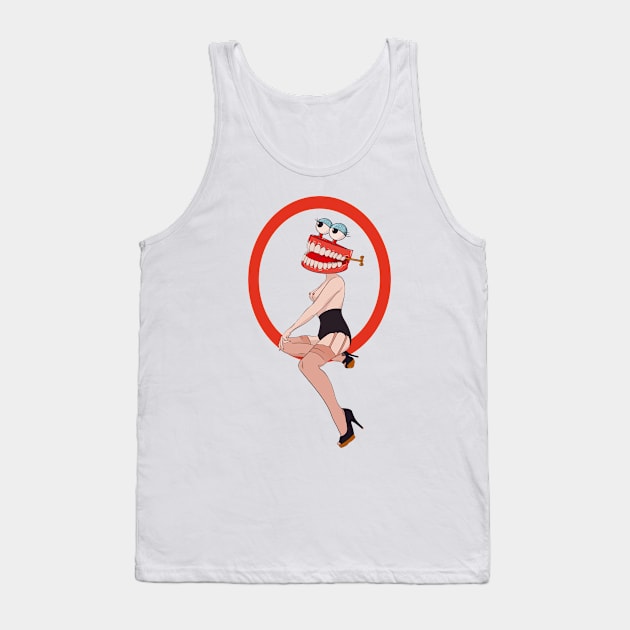 Chit Chat Tank Top by HagAttack